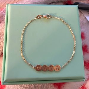 MAMA Bubble Bracelet 14k Gold